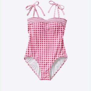Draper James x Land’s End Swim Gingham One Piece